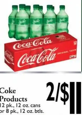Coke Products 12 oz.