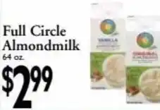Full Circle Almond Milk 64 oz.
