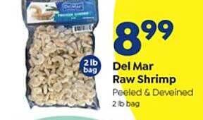 Save a Lot Del Mar Raw Shrimp offer