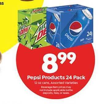 Save a Lot Pepsi Products 24 Pack offer
