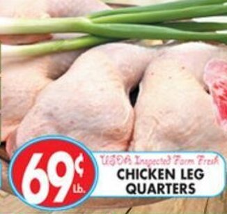 Pioneer Supermarkets Chicken Leg Quarters offer