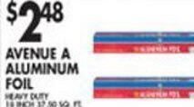 Pioneer Supermarkets Avenue A Aluminum Foil offer