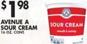 Pioneer Supermarkets Avenue A Sour Cream 16 oz. offer