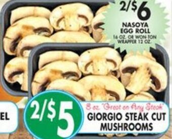 Pioneer Supermarkets Giorgio Steak Cut Mushrooms offer