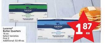 Albertsons Lucerne Butter Quarters offer