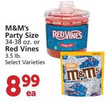 Albertsons M&M's Party Size Or Red Vines offer