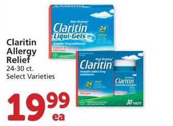 Albertsons Claritin Allergy Relief offer
