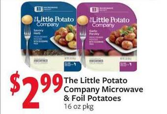Fareway The Little Potato Company Microwave & Foil Potatoes offer