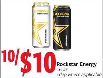 Fareway Rockstar Energy offer