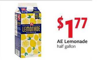 Fareway AE Lemonade offer