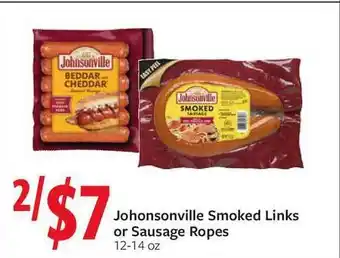 Fareway Johonsonville Smoked Links Or Sausage Ropes offer