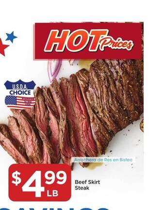 Food 4 Less Beef Skirt Steak offer