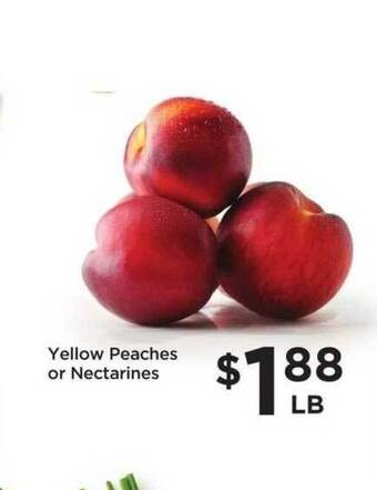 Food 4 Less Yellow Peaches Or Nectarines offer