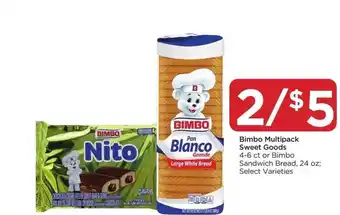Food 4 Less Bimbo Multipack Sweet Goods Or Bimbo Sandwich Bread offer