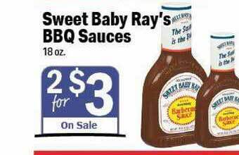 Holiday Foods Sweet Baby Ray's BBQ Sauces offer