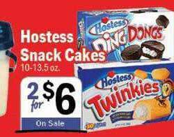 Holiday Foods Hostess Snack Cakes offer
