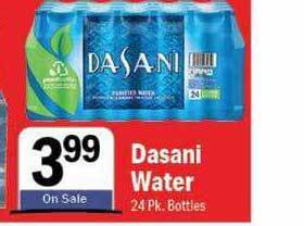 Holiday Foods Dasani Water offer
