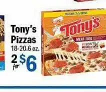 Holiday Foods Tony's Pizzas offer