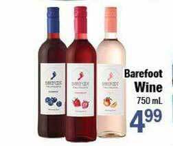 Holiday Foods Barefoot Wine offer