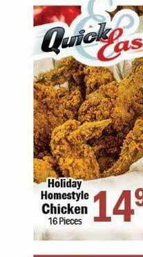 Holiday Foods Holiday Homestyle Chicken offer