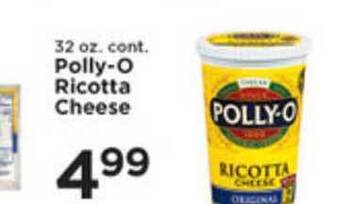 Pioneer Supermarkets Polly-O Ricotta Cheese offer