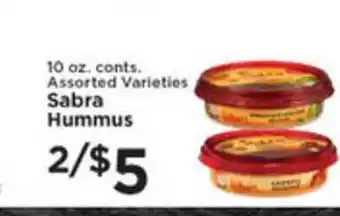 Pioneer Supermarkets Sabra Hummus offer