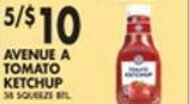 Met Foodmarkets Avenue A Tomato Ketchup offer