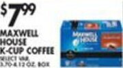 Met Foodmarkets Maxwell House K-Cup Coffee offer
