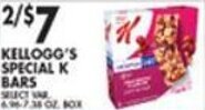 Met Foodmarkets Kellogg's Special K Bars offer