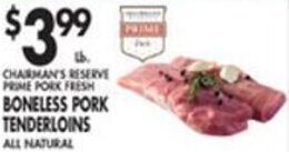 Met Foodmarkets Boneless Pork Tenderloins offer