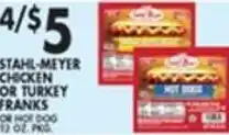 Met Foodmarkets Stahl-Meyer Chicken Or Turkey Franks offer