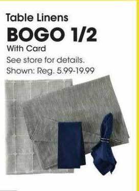 Fred Meyer Table Linens offer