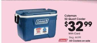 Fred Meyer Coleman 52-Quart Cooler offer