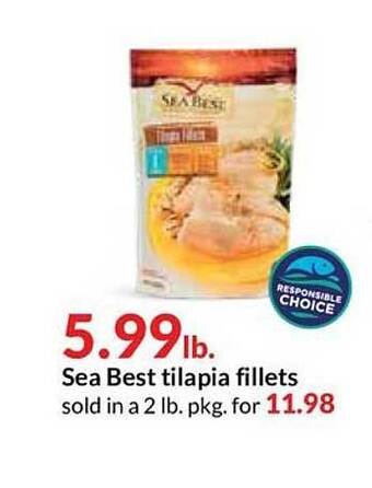 Hy-Vee Sea Best Tilapia Fillets offer
