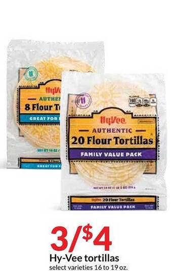 Hy-Vee Hy-Vee Tortillas offer