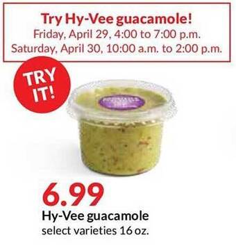 Hy-Vee Hy-Vee Guacamole offer