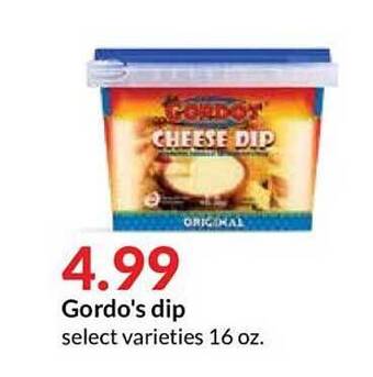 Hy-Vee Gordo's Dip offer