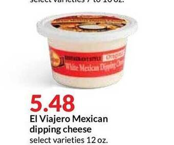 Hy-Vee El Viajero Mexican Dipping Cheese offer