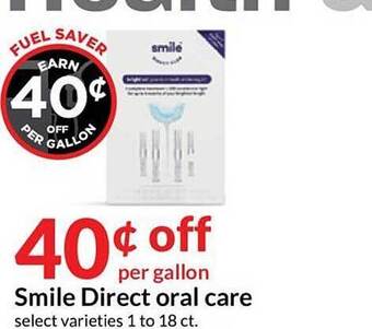 Hy-Vee Smile Direct Oral Care offer
