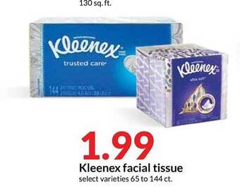 Hy-Vee Kleenex Facial Tissue offer