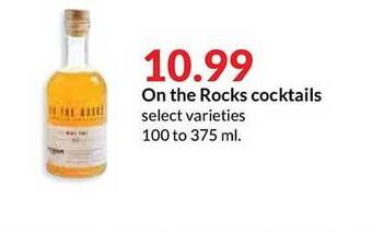 Hy-Vee On The Rocks Cocktails offer