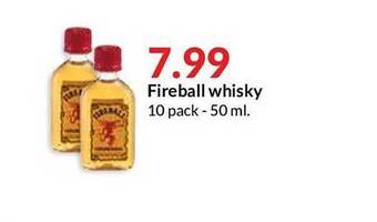 Hy-Vee Fireball Whisky offer