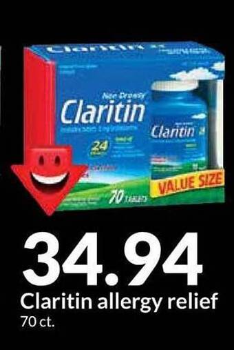 Hy-Vee Claritin Allergy Relief offer