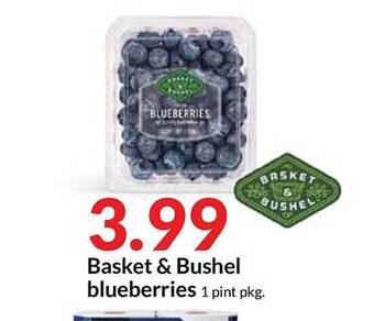 Hy-Vee Basket & Bushel Blueberries offer