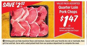 Rouses Quarter Loin Pork Chops offer