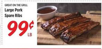 Rouses Large Pork Spare Ribs offer