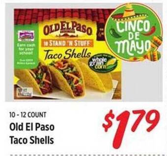 Rouses Old El Paso Taco Shells offer