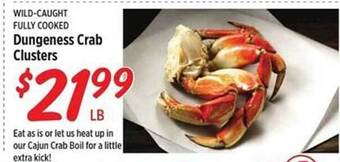 Rouses Dungeness Crab Clusters offer