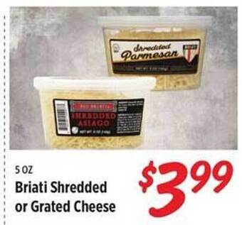 Rouses Briati Shredded Or Grated Cheese offer