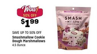 Grocery Outlet Smashmallow Cookie Dough Marshmallows offer
